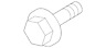 W713976-s439 -w713976-s439 Ford Lincoln Genuine Mount Bracket Screw