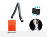 027105 Unbranded Industrial Movable Smoke Purifier With One Pipes Air Cleaner