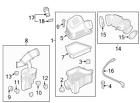 11519385 Gm Brand New Genuine Oem Air Filter Housing Bolt