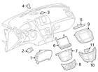 13578464 Gm Brand New Genuine Oem Cabin Air Temperature Sensor