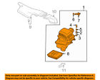 13717853879 Bmw Oem Air Cleaner Box Housing