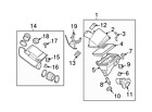 16500-ea210 Nissan Genuine Air Cleaner Assembly