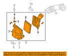 165001mc0e Nissan Infiniti Oem Air Cleaner Box Housing Right