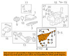 17201r8aa00 Honda Acura Oem Rdx Air Cleaner Lower Housing Body