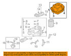 17202prb010 Honda Oem Air Cleaner Lower Housing Body