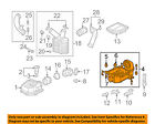 17202rnaa00 Honda Oem Civic Air Cleaner Lower Housing Body