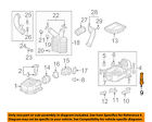 17261rnaa00 Honda Oem Civic Air Cleaner Body Stay
