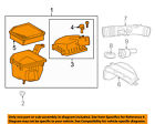 1770031760 Toyota Lexus Oem Air Cleaner Box Housing