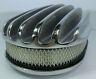 2400 Live Fast Supply Company Oval Deep Finned Air Cleaner Polished