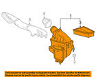 2700900601 Mercedes Oem Air Cleaner Box Housing