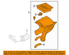 2770901501 Mercedes Oem Air Cleaner Box Housing Left