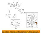 281671g000 Hyundai Oem Accent Air Cleaner Intake Bracket Mount