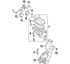 28184-4d200 Kia Genuine Oem Air Cleaner Assy Mount Bracket