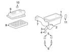 34201358 Chrysler Brand New Genuine Mopar Oem Air Filter Housing Nut
