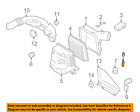 46083ag000 Subaru Oem Forester Air Case Spacer