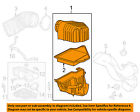 4861729ab Mopar Chrysler Oem Air Cleaner