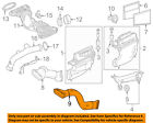 6420948797 Mercedes Oem Air Cleaner Duct Tube Hose Left