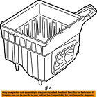 68067648aa Mopar Dodge Chrysler Oem Ram Air Cleaner Lower Housing Body