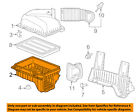 68292879aa Mopar Ram Chrysler Oem Air Cleaner Body
