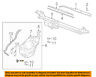 8157636040 Isuzu Oem Ascender Wiper Tank Support