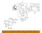 8r0133426 Audi Oem Air Cleaner Intake Bracket Mount