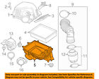 95077672 Gm Oem Air Cleaner Lower Housing Body