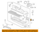 99711013701 Porsche Oem Air Cleaner Housing Clip Clamp