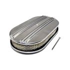 A6021-4 Assault Racing Products Oval Partial Finned Polished Aluminum Air