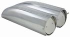 A84500 The Speed Shop Polished Aluminum Finned Top Shotgun Intake Air