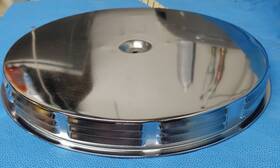 A98c Ac Original Corvette 1960-1962 Air Cleaner Assembly Cover Base Plate Gm