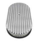 Akc-6021-3 Akc-6021-3-c-hz Cfr Performance Full Finned Chrome Finish Aluminum Oval Air Cleaner