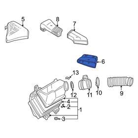 4b0129617f Audi Oe For A6 Quattro 2000-2004 Front Engine Air Intake Hose
