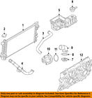 Bl3z8a080a Ford Oem Radiator Coolant Expansion Tank