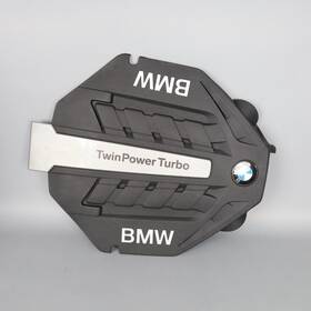 13717577456-25214 Bmw 2008-2019 X5 X6 550i 650i 750i Engine Cover 13717577456 Oem Used
