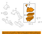 C2d17104 Jaguar Oem Xj Air Cleaner Box Housing Left