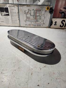 Hz-6029-1-pol Cfr Performance 19 Inch Polished Aluminum Dual Quad Ball Milled Air Cleaner Set Missing Adaptors