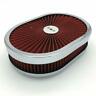 Ec4buqw Chrome Washable Filter Flow Air Cleaner Red 757290440817