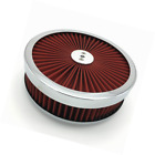 Ec4c3s6 Chrome Full Flow Washable Reusable Air Cleaner Red 757290440848