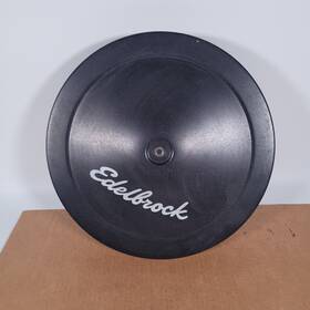 1223 Edelbrock Pro-flo Lid Black 14 Inch Round Air Cleaner With 3 Paper Element Bb