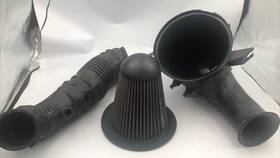 2r3u-9r504-ba Ford 2r3u-9r504-ba/ F6zx9a612aa 1999-2004 Mustang Gt 4.6l Air Intake Tube Housing Box Assembly