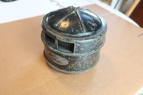 40-9600-b Ford Oem 1934 V8 Air Cleaner / Silencer 1932 1933 1935 1936 Driver Survivor