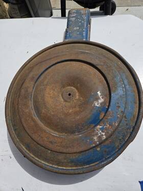 95626 Ford Vintage Large V8 Air Cleaner Filter Assembly Car Truck Blue Unrestored