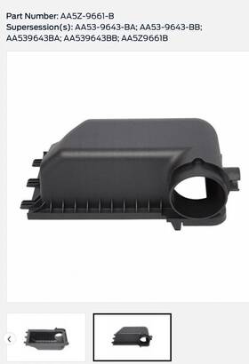 Aa53-9661-bb Ford 2010-2019 Explorer Flex Taurus Oem Air Cleaner Intake Box Cover - Used