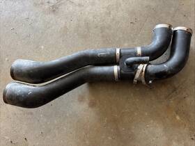 Ford E5te-9r504 1987 1996 F150 Air Intake Tube Hose F250 Oem Dual Duct 5.0 5.8
