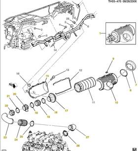 15901066 General Motors 03 04 05 06 07 08 09 8.1 Gmc Chevy C4500 C5500 Oem Intake Piping Kodiak Topkick