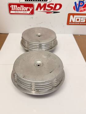 3929328 Gm Chevy 1956-57 Corvette Dual Quad 2x4 Air Cleaners Original Style 245 270hp