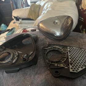 17215-mz8-870 Honda Vt600cd Shadow Oem Air Cleaner Element Cover Housing Read