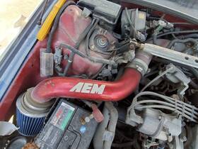 319.ho1k00 Honda 2000 Prelude Oem Aem Coupler And Generic Air Filter Cleaner