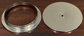 4-bbl J-k-r-parts 5229/pa Chrome 6-3/8 Inch Flat Top For Paper Element Air Cleaner 5-1/8 Carb #5229/pa