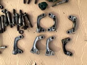C.37389 Jaguar Xke V12 Original Air Cleaner Housing Brackets Bolts Fittings 20 Each